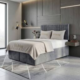 DS Living Orion Silver Ottoman Bed - Size: Double - thumbnail 4