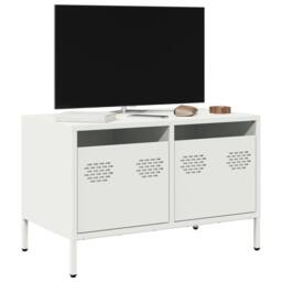 Berkfield Home TV Cabinet White 68x39x43.5 cm Cold-rolled Steel - thumbnail 2