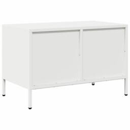 Berkfield Home TV Cabinet White 68x39x43.5 cm Cold-rolled Steel - thumbnail 7