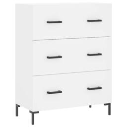 Berkfield Home Highboard White 69.5x34x180 cm Engineered Wood - thumbnail 7