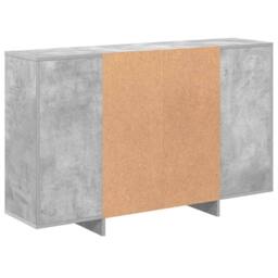 Berkfield Home Sideboard Concrete Grey 120x30x75 cm Engineered Wood - Size: 120 x 30 x 75 cm - thumbnail 7