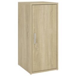 Berkfield Home Shoe Cabinet Sonoma Oak 32x35x70 cm Engineered Wood in Brown - Size: 32 x 35 x 70 cm - thumbnail 6