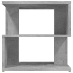 Berkfield Home Side Table Concrete Grey 40x40x40 cm Engineered Wood - Size: 40 x 40 x 40 cm - thumbnail 4