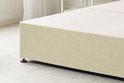 Somnior Ziggy Platform Bed Base in Cream - Size: Double - thumbnail 2