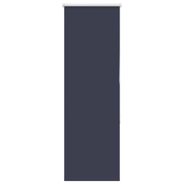 Berkfield Home Roller Blind Blackout Marine 50x175 cm Fabric Width 45.7 cm Polyester in Dark Navy - image 1