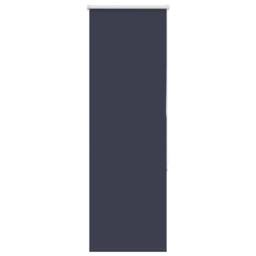 Berkfield Home Roller Blind Blackout Marine 50x175 cm Fabric Width 45.7 cm Polyester in Dark Navy