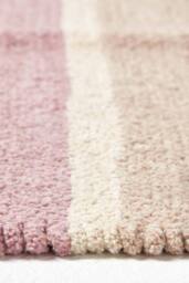 Homescapes Cotton Chenille Striped Hall Runner, 66 x 200 cm in Grey - Size: 66 cm x 200 cm - thumbnail 4
