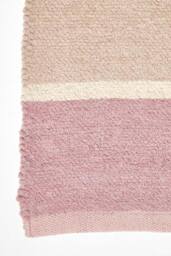 Homescapes Cotton Chenille Striped Hall Runner, 66 x 200 cm in Grey - Size: 66 cm x 200 cm - thumbnail 3