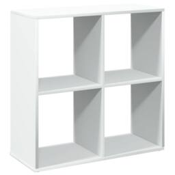 Berkfield Home Room Divider Bookcase White 69.5x29x69.5 cm Engineered Wood - thumbnail 7