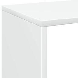 Berkfield Home Room Divider Bookcase White 69.5x29x69.5 cm Engineered Wood - thumbnail 9