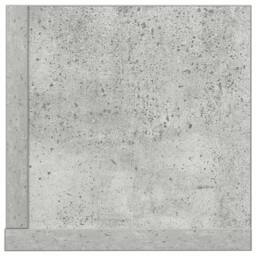 Berkfield Home Wall Shelves 2 pcs Concrete Grey 100x16.5x16.5 cm Engineered Wood - thumbnail 6