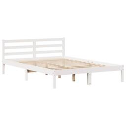 Berkfield Home Bed Frame with Headboard without Mattress White 160x200 cm - thumbnail 8
