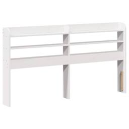 Berkfield Home Bed Frame with Headboard without Mattress White 160x200 cm - thumbnail 7