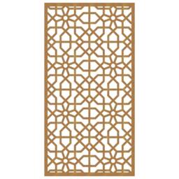 Berkfield Home Garden Wall Decoration 105x55 cm Corten Steel Moorish Design in Brown - thumbnail 4