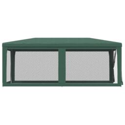 Berkfield Home Party Tent with 6 Mesh Sidewalls Green 3x6 m HDPE - thumbnail 4
