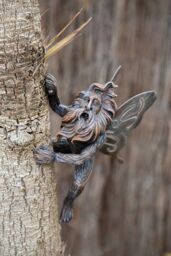 Marco Paul Fairy Garden Tree Ornament Peeker Branch Hugger in Bronze - thumbnail 5