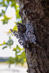 Marco Paul Fairy Garden Tree Ornament Peeker Branch Hugger in Bronze - thumbnail 2