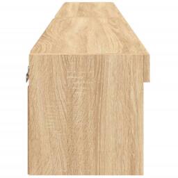 Berkfield Home TV Cabinets with LED Lights 2 pcs Sonoma Oak 80x30x30 cm in Light Brown - Size: 80 x 30 x 30 cm - thumbnail 9