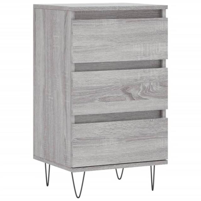 Berkfield Home Sideboard Grey Sonoma 40x35x70 cm Engineered Wood - Size: 40 x 35 x 70 cm - image 1