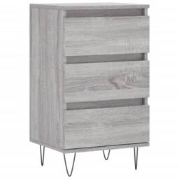 Berkfield Home Sideboard Grey Sonoma 40x35x70 cm Engineered Wood - Size: 40 x 35 x 70 cm - thumbnail 1