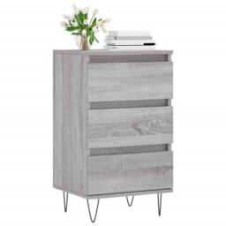Berkfield Home Sideboard Grey Sonoma 40x35x70 cm Engineered Wood - Size: 40 x 35 x 70 cm - thumbnail 3