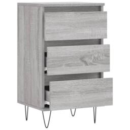 Berkfield Home Sideboard Grey Sonoma 40x35x70 cm Engineered Wood - Size: 40 x 35 x 70 cm - thumbnail 6