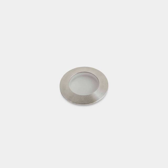 Netlighting Rim Outdoor LED Recessed Ground Light IP65 IP67 0.5W 3000K in Grey - image 1