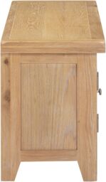 Seconique Windsor Straight TV Unit (Fully Assembled) in Light Oak - thumbnail 5