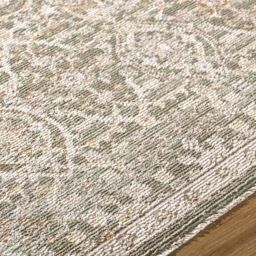 Livabliss Galey Alix Myrtle Avenue VI-Vintage Brown Green Grey Traditional Boho Fringe Living Rug - Size: 160 cm x 230 cm - thumbnail 7