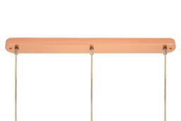 Orsina 3 Pendant Light with Copper Finish, Contemporary Ceiling Lighting Fixture For Kitchen Island Or Dining Area in Gold - thumbnail 2