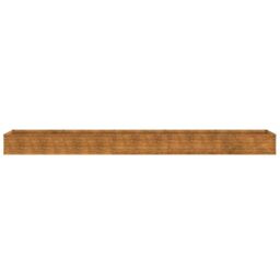 Berkfield Home Garden Raised Bed 482x50x36 cm Corten Steel in Brown - Size: 482 x 50 x 36 cm - thumbnail 4