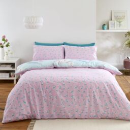 GAVENO CAVAILIA Gabby Printed Duvet Cover in Blue - Size: Double - thumbnail 2