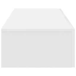 Berkfield Home Wall Shelf with Drawers White 60x26.5x15 cm Engineered Wood - thumbnail 5