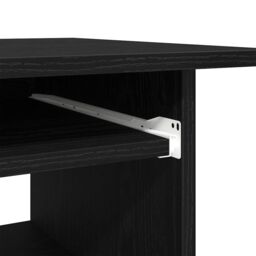 Berkfield Home Desk Black Oak 80x45x74 cm Engineered Wood - Size: 80 x 45 x 74 cm - thumbnail 9