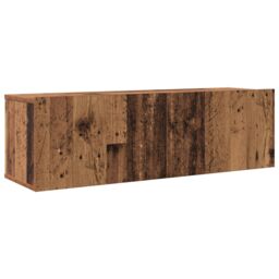 Berkfield Home Wall-mounted Tv Cabinet 8 pcs Old wood Medium 30.5 x 30 x 30 cm in Brown - thumbnail 7