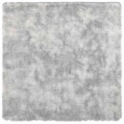 Berkfield Home Shaggy Rug High Pile NAVARRA Silver Grey 200x200 cm Polyester - Size: Medium - thumbnail 1