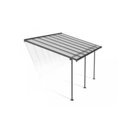 Palram Patio Cover Sierra 3 x 4.25 Clear - L434 x W299 x H305 cm - Grey - thumbnail 1
