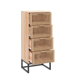 Berkfield Home Highboard 40x30x95 cm Engineered Wood in Brown - Size: 40 x 30 x 95 cm - thumbnail 6