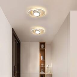 Goeco LED Ceiling Light, 42 W, Modern, Round, 40 cm, 3000K, for Bedrooms in White - thumbnail 8