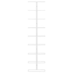 Berkfield Home Wall-mounted Wine Rack for 9 Bottles White Iron - thumbnail 4