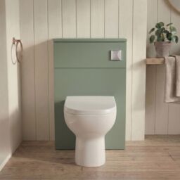 Balterley Contemporary Compact WC Toilet Unit 500mm - Satin Green - thumbnail 8