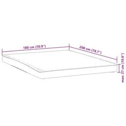 Berkfield Home Mattress Protector White 180x200 cm Waterproof - thumbnail 7