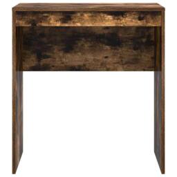 Berkfield Home Smoked Oak Writing Desk Smoked Oak MDF 70 x 40 x 76 cm Durable in Brown - thumbnail 5