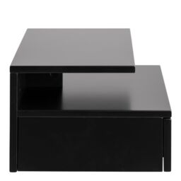 Furniture To Go Ashlan Bedside Table with 1 Drawer in Black - thumbnail 4