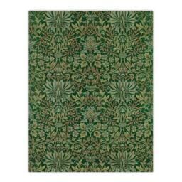 Artery8 William Morris Framed Wall Art Print Flower Garden Textile Pattern in Green - Size: A4 - thumbnail 3