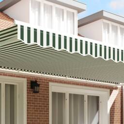 Berkfield Home Awning Valance for 6 m Frame Green & White 5.8 x 0.2 m - thumbnail 3