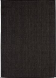 THE RUGS Outdoor Indoor Plain Garden Patio Rug Weather Resistant Jet Washable in Black - Size: 80 cm x 150 cm - thumbnail 2