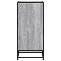 Berkfield Home Sideboard Grey Sonoma 35.5x35x76 cm Engineered Wood & Metal - thumbnail 5