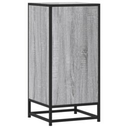 Berkfield Home Sideboard Grey Sonoma 35.5x35x76 cm Engineered Wood & Metal - thumbnail 6