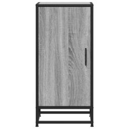 Berkfield Home Sideboard Grey Sonoma 35.5x35x76 cm Engineered Wood & Metal - thumbnail 4